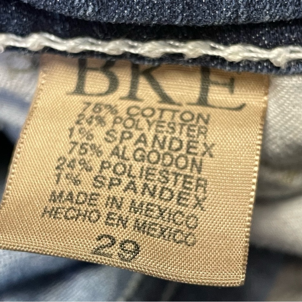 BKE Buckle Drew Denim Capri Jeans Stretch Womens 29 Contrast Stitch Western - Picture 11 of 12